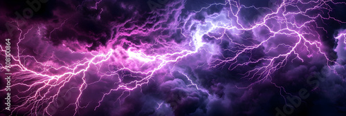Abstract background of purple lightning © Sarah