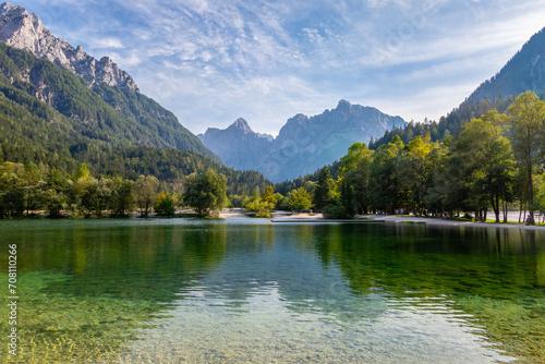 Lake Jasna in Alps  Slovenia