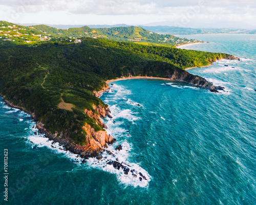 Puerto rico beach in the morning from "playa teresa" in the east side, yabucoa