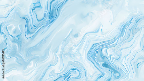 Smooth light blue marbled surface background or wallpaper or website or header, copy text space for words