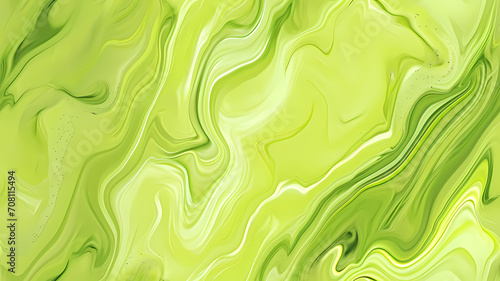 Smooth lime green marbled surface background or wallpaper or website or header  copy text space for words