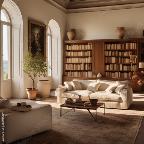 traditional Italian living room