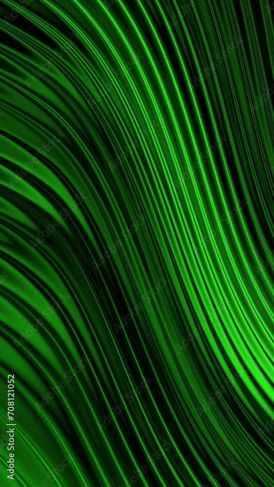 Abstract green motion background. Dynamic animated loopable vertical background video with wavy texture. Abstract green motion background. Dynamic animated loopable vertical background video with wavy texture.