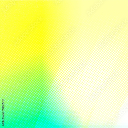 Yellow and light blue mixed gradient designer square background, Usable for social media, story, banner, Ads, poster, celebration, event, template and online web ads