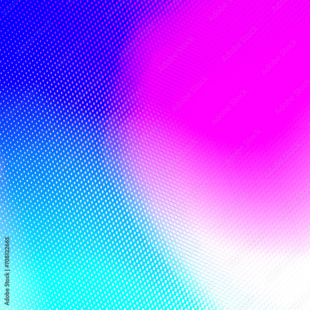 Blue and pink mixed gradient color square background, Usable for social media, story, banner, Ads, poster, celebration, event, template and online web ads