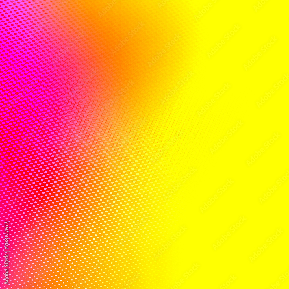 Pink and yellow mixed gradient square background, Usable for social media, story, banner, Ads, poster, celebration, event, template and online web ads - obrazy, fototapety, plakaty 