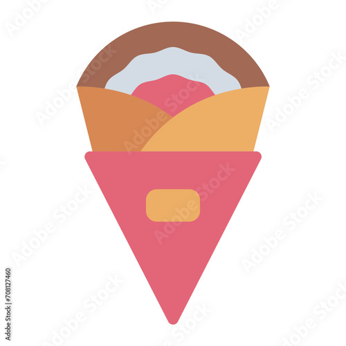 Crepes sweet icon