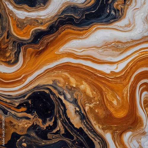 Abstract art, fluid art. Abstract background, marble. Decorative acrylic paint that fills the texture of mountain marble. abstract pattern, generative AI