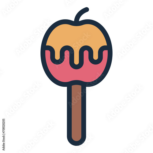 Caramelized Apple sweet icon