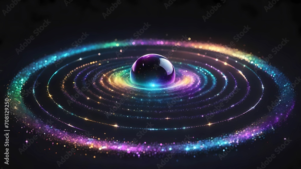 Obraz premium blue planet in space