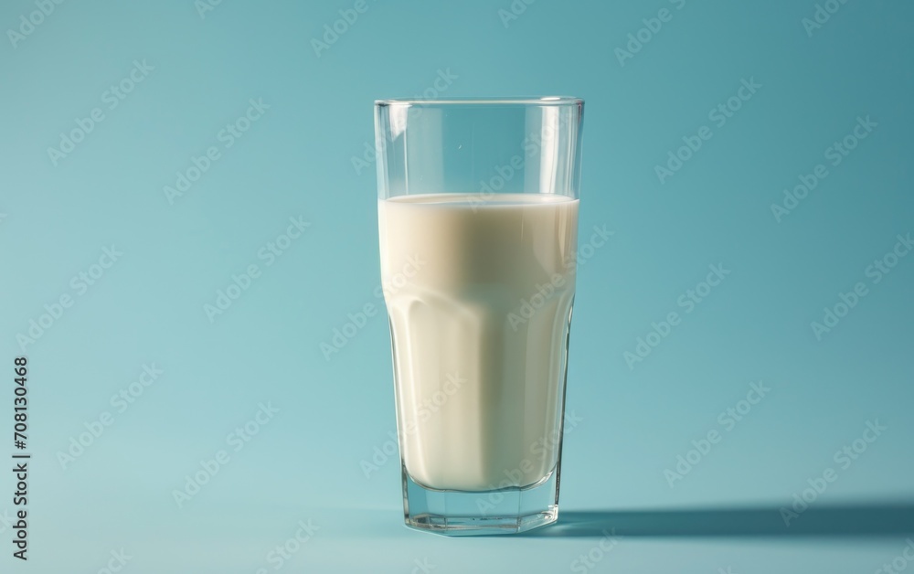 A glass of milk, studio lights A glass of milk, studio lights