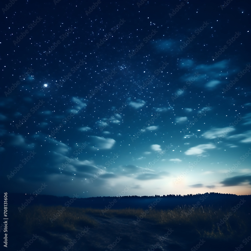 sunrise in starry night sky sunrise in starry night sky