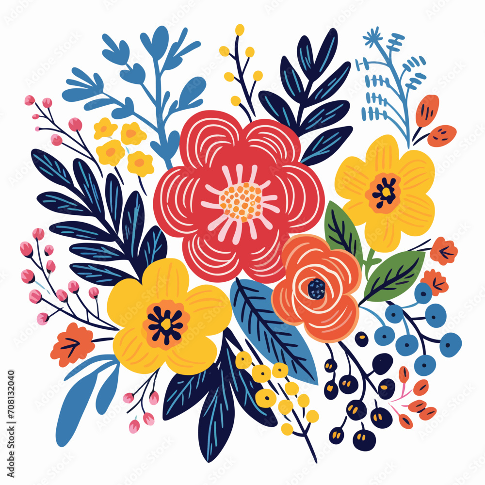 vector garden botanical element set vector garden botanical element set