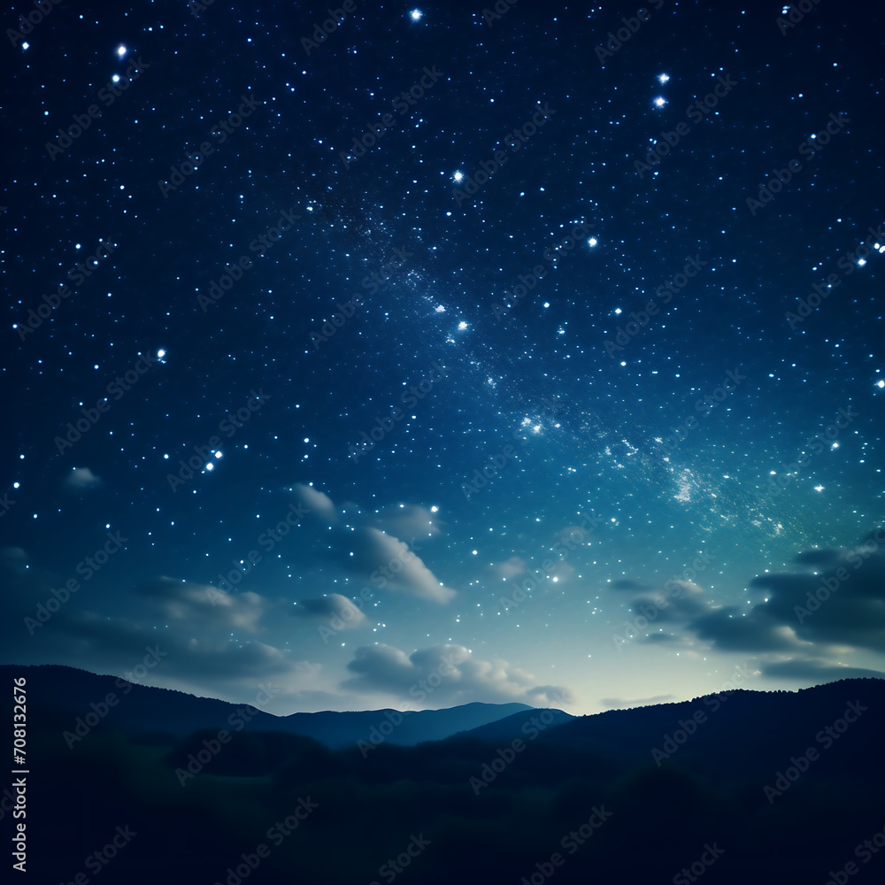 Starry night sky background Starry night sky background
