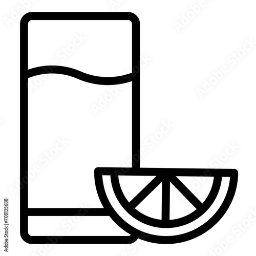 Vitamin C drink icon