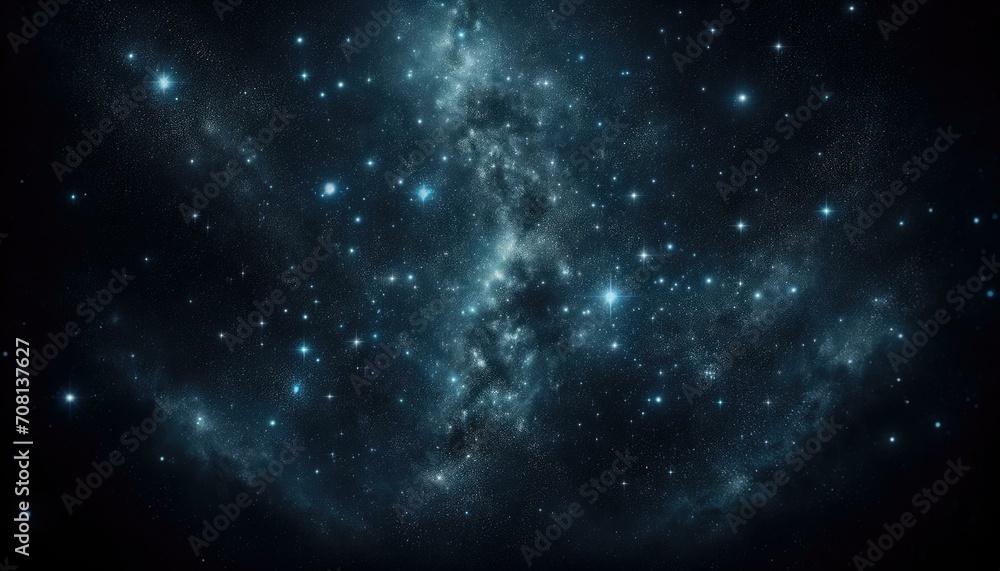 Starry Night Sky, Astronomy Background