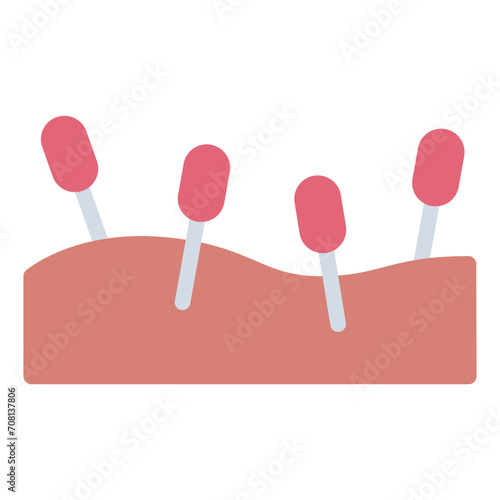 Acupuncture alternative medicine icon