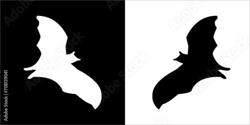  Illustration vector graphics of bat icon