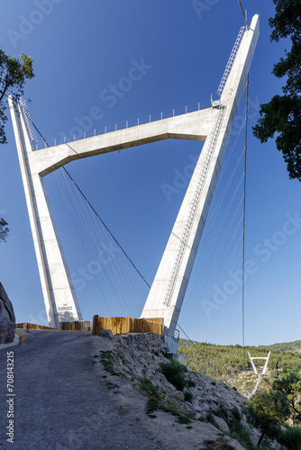 Arouca 516 suspension pedestrian bridge and Paiva walkways photo