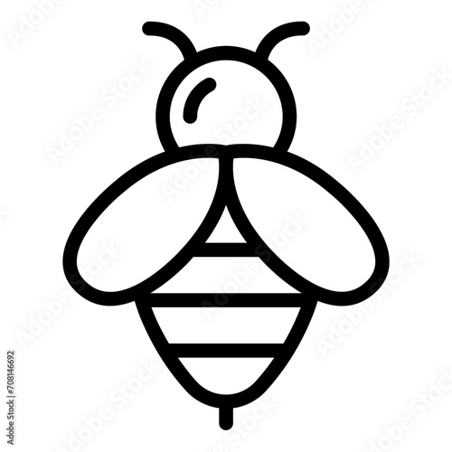 Bee insect icon