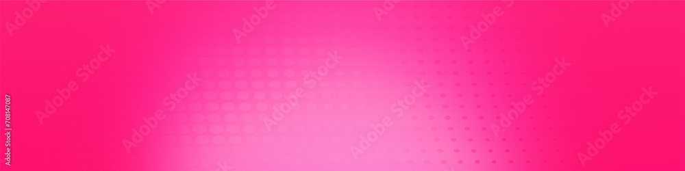 Pink abstract gradient panorama background, Modern horizontal design suitable for Online web Ads, Posters, Banners, social media, covers, evetns and various design works