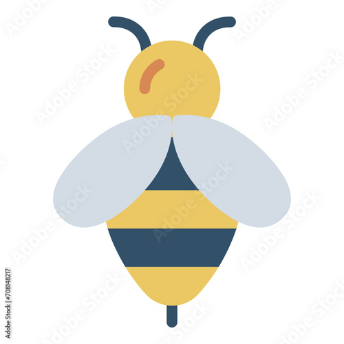 Bee insect icon