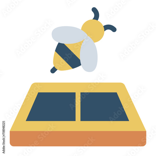 Fume Board for hive apiary icon