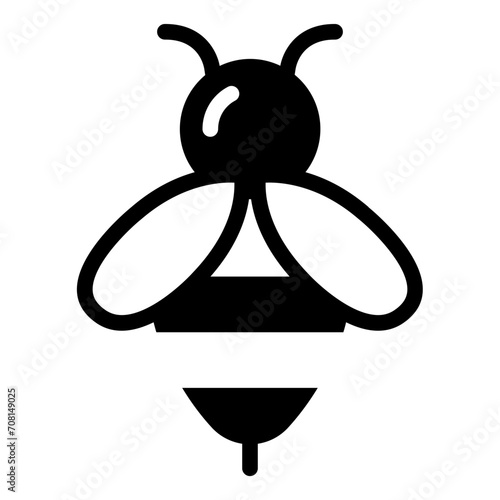 Bee insect icon