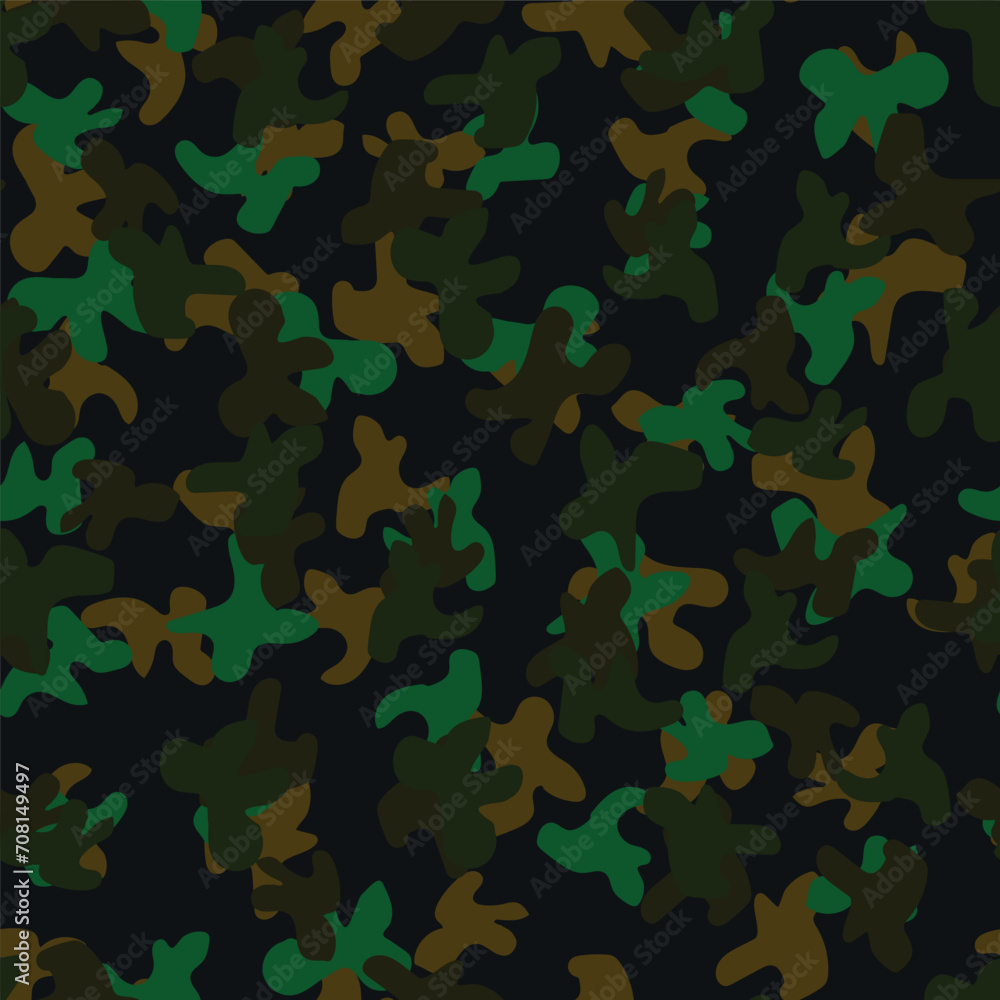 Fototapeta premium Repeat Abstract Camouflage. Tree Dirty Grunge. Digital Khaki Camouflage. Beige Hunter Pattern. Woodland Army Paint. Seamless Brush. Seamless Vector Background. Grey Camo Print. Vector Brown Pattern.