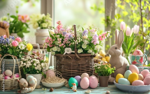 Beautifully arranged Easter...