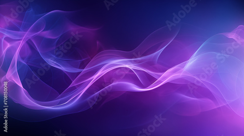Purple Haze Waves Abstract Liquid Motion with Stardust Particles Elegant Violet Gradient Background Design