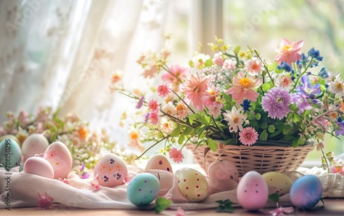 Beautifully arranged Easter...