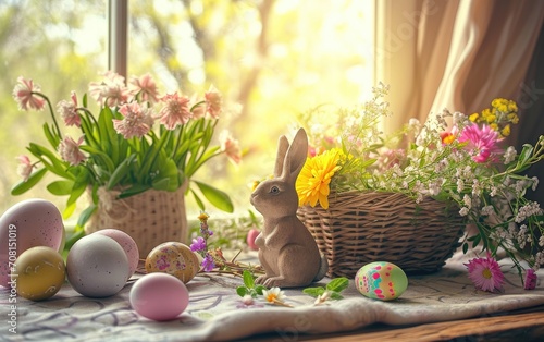 Beautifully arranged Easter...