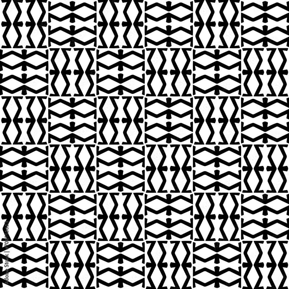 White background with black pattern. Seamless texture for fashion, textile design, on wall paper, wrapping paper, fabrics and home decor. Simple repeat pattern. White background with black pattern. Seamless texture for fashion, textile design, on wall paper, wrapping paper, fabrics and home decor. Simple repeat pattern.