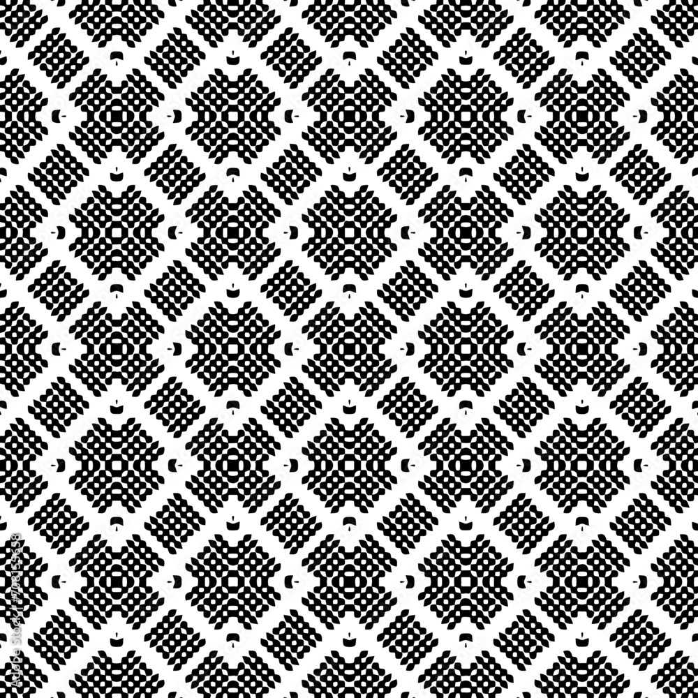 White background with black pattern. Seamless texture for fashion, textile design, on wall paper, wrapping paper, fabrics and home decor. Simple repeat pattern. White background with black pattern. Seamless texture for fashion, textile design, on wall paper, wrapping paper, fabrics and home decor. Simple repeat pattern.