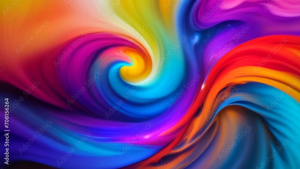 Colorful Abstract Paint Swirls Background Colorful Abstract Paint Swirls Background