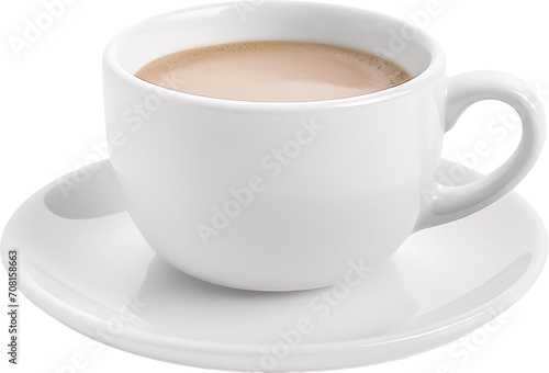 a cup of coffee isolated