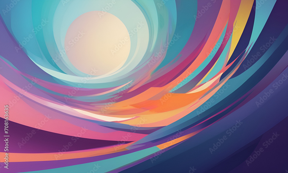 Design a top-notch abstract digital background illustration with a pristine, high-resolution finish, featuring a balanced composition of shapes and colors Design a top-notch abstract digital background illustration with a pristine, high-resolution finish, featuring a balanced composition of shapes and colors