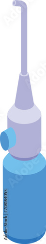 Modern teeth irrigator icon isometric vector. Care tech device. Dental care