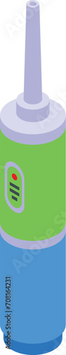 Home teeth irrigator icon isometric vector. Home dental health. Aid tooth