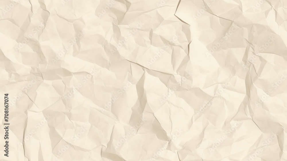 Obraz premium white crumpled paper background texture