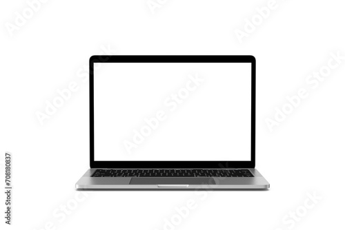 laptop computer with screen isolated