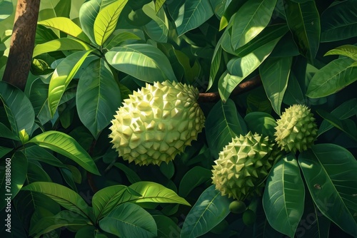 the natural beauty of soursop photo