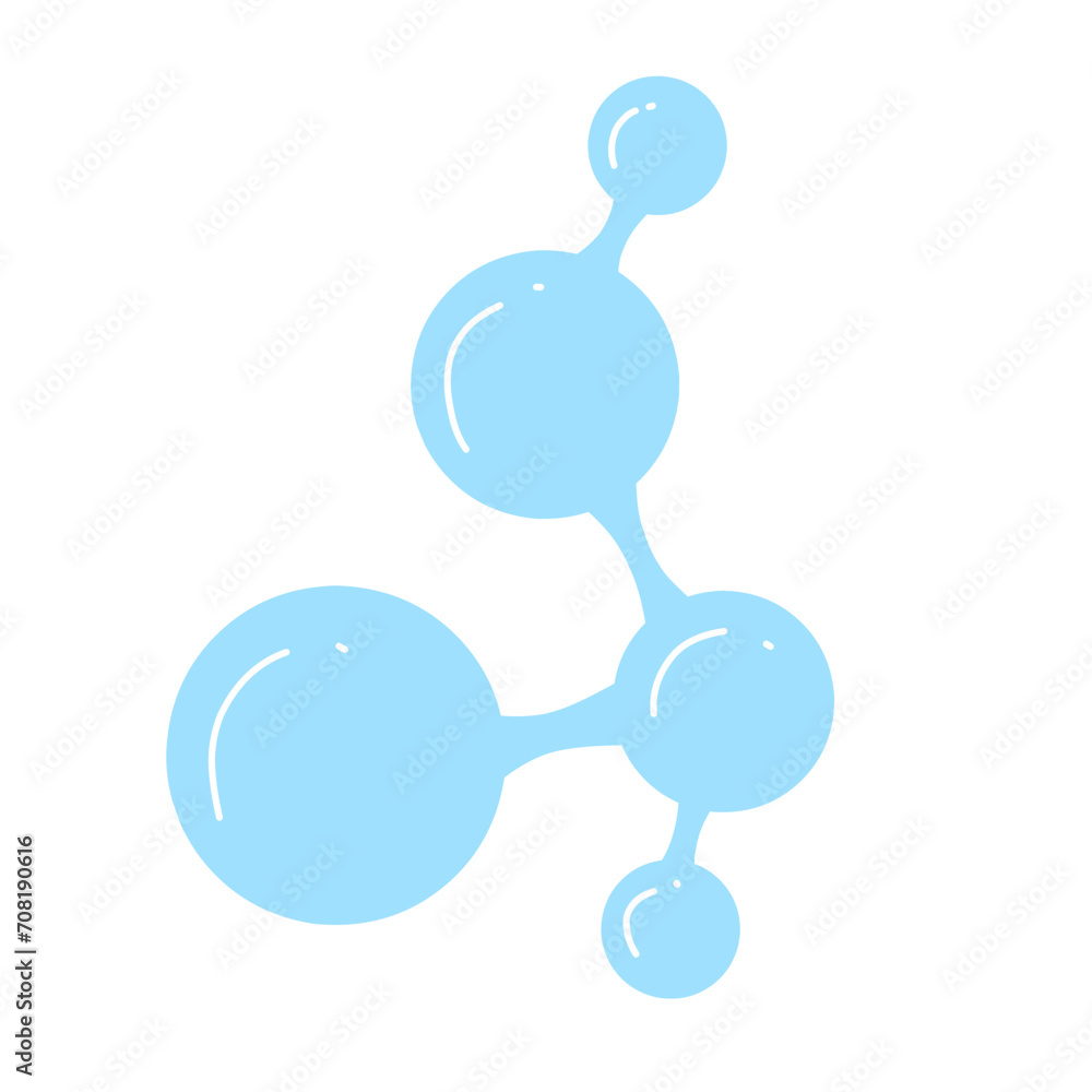 Hyaluronic acid serum, cosmetics Illustration Hyaluronic acid serum, cosmetics Illustration