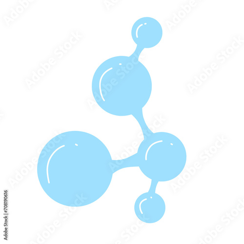 Hyaluronic acid serum, cosmetics Illustration  photo