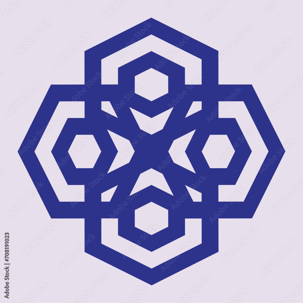 abstract and beautiful ceramic design in dark blue on a light blue background abstract and beautiful ceramic design in dark blue on a light blue background