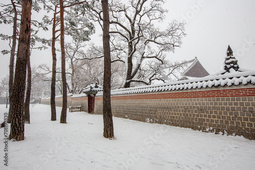 경복궁 설경