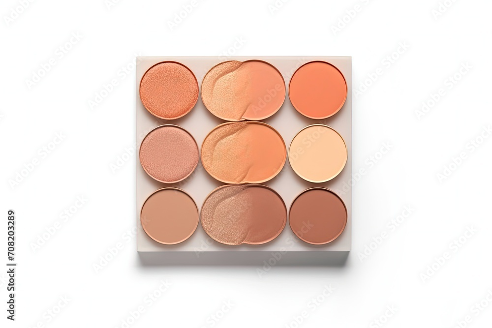 Compact Face Powder Palette with Neutral Tones. Compact Face Powder Palette with Neutral Tones.