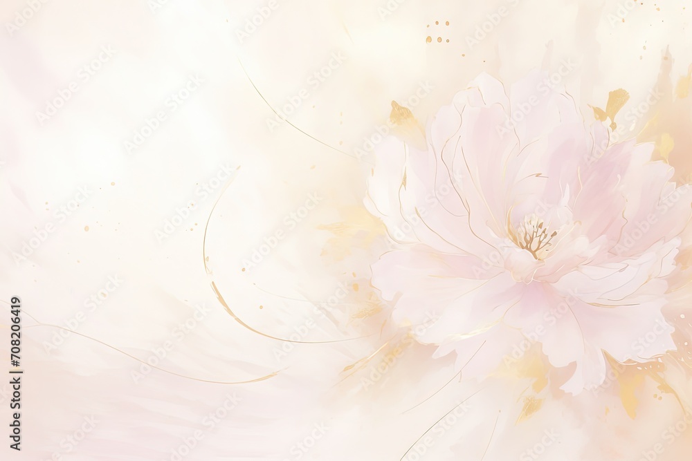 Soft pink flower in full bloom set against a pristine white background, highlighting its beauty and delicacy