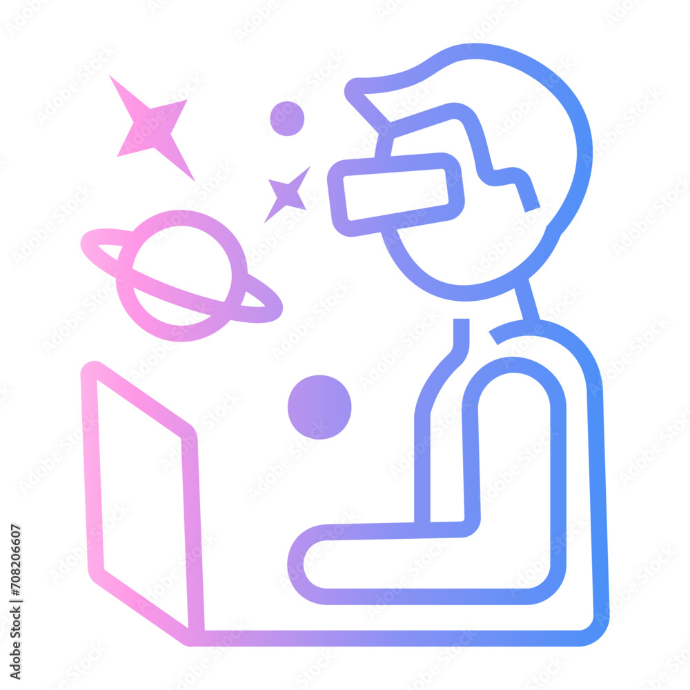 virtual reality icon virtual reality icon